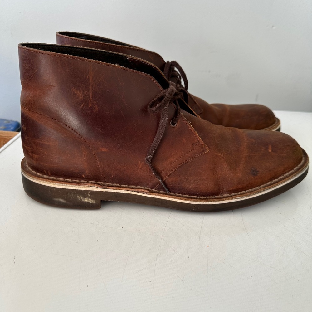 Clark's Desert Boot Evo Beeswax Leather 11.5